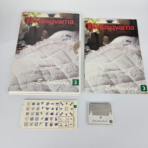 Husqvarna Embroidery Card 3 Quilting Americana Touch Pad Digitized Instruction - Picture 1 of 7